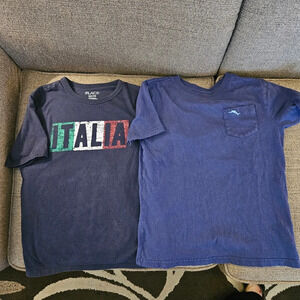 Youth Boys T Shirt Bundle Size Medium. Children's Place and Tommy Bahama